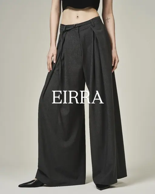 Pin-Tuck Wide Pants(gray)